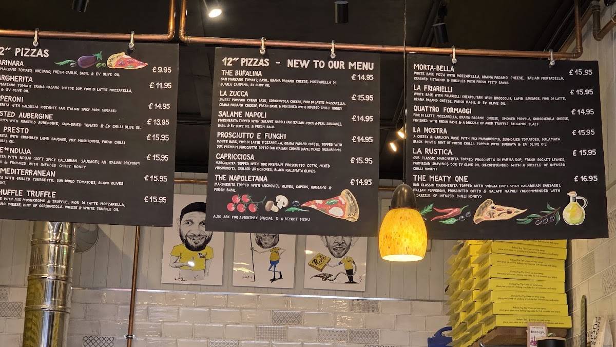 PizzaExpress меню