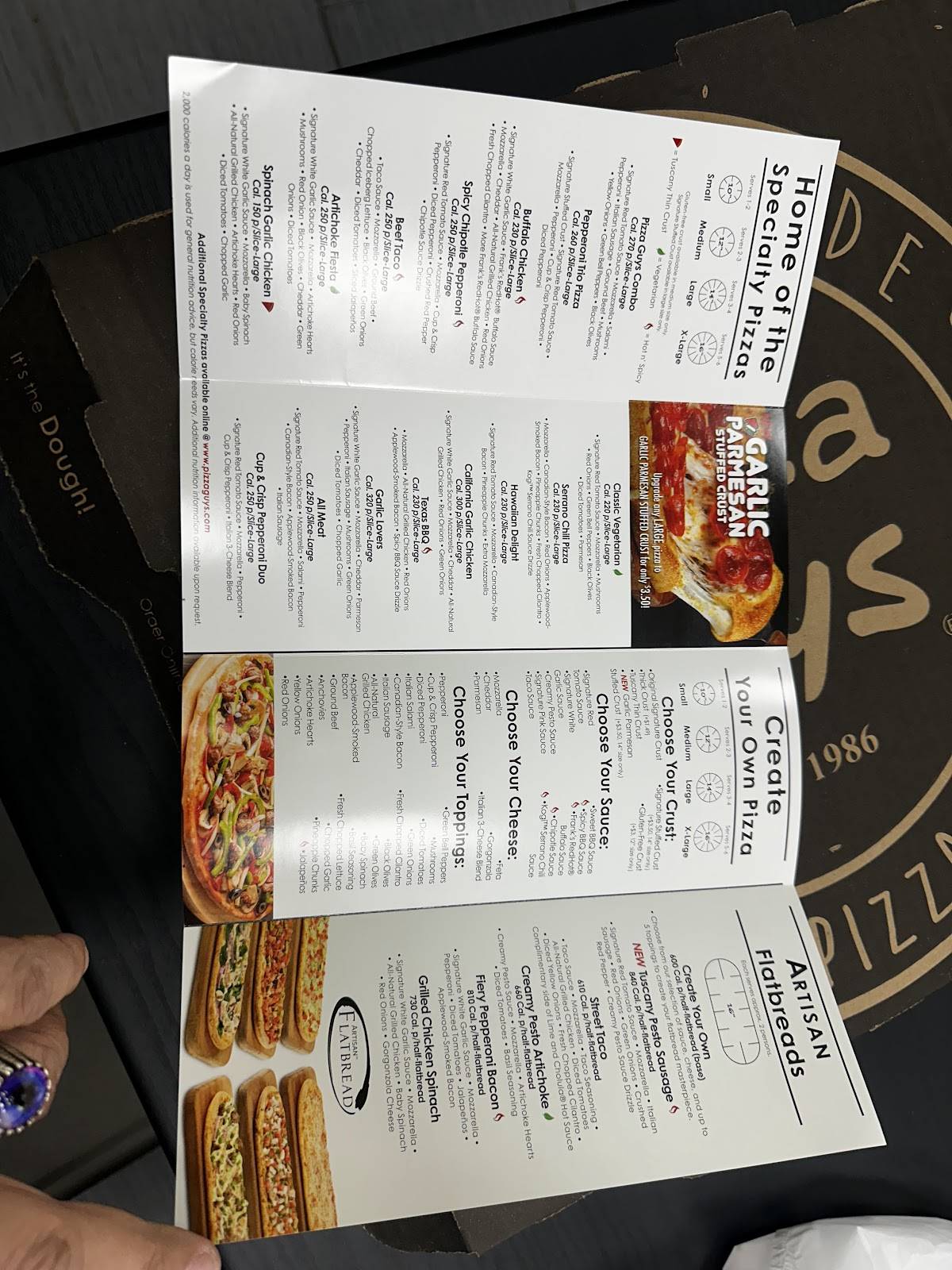Pizza Guys меню