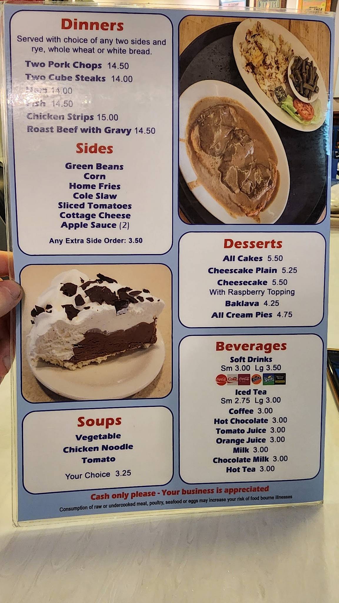 Pleasant Ridge Chili Restaurant меню