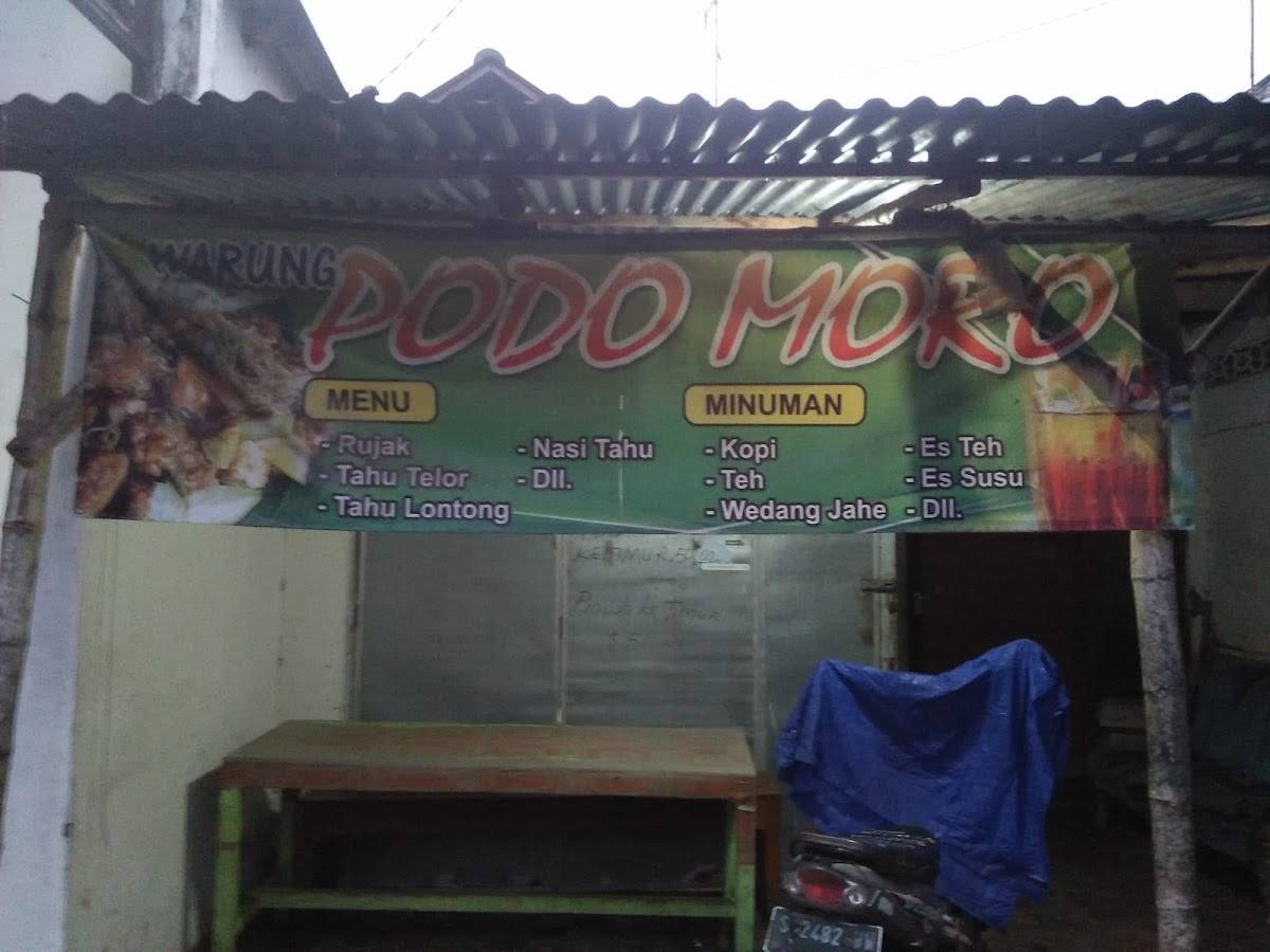 Podo moro меню