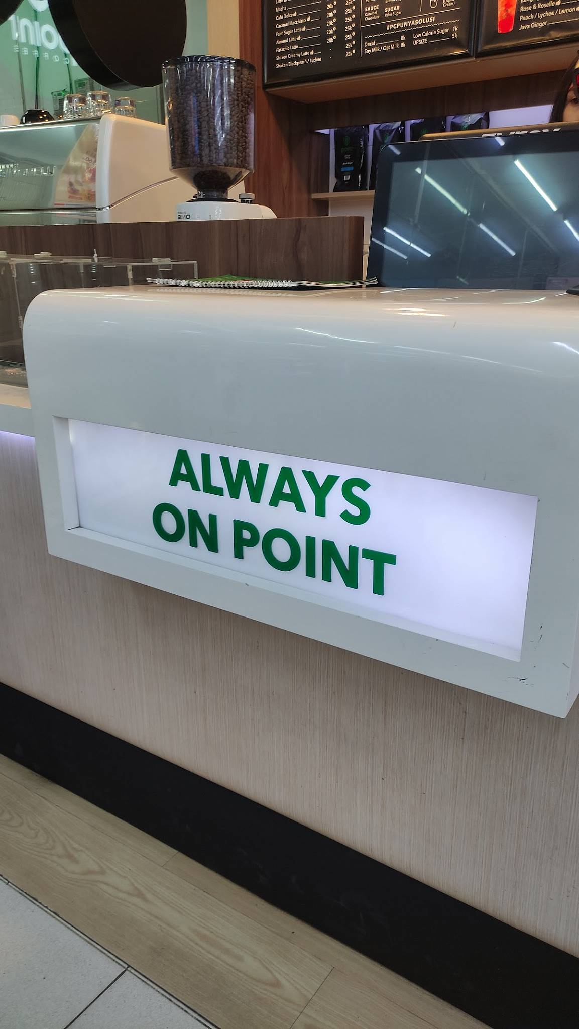POINT COFFEE меню