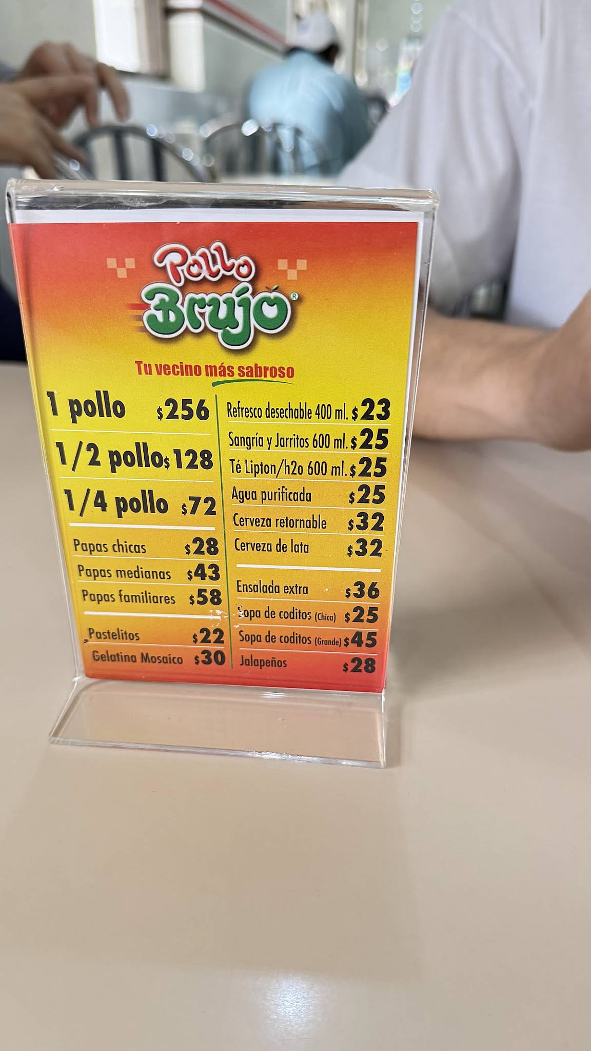 Pollo Brujo Campestre- Restaurante меню