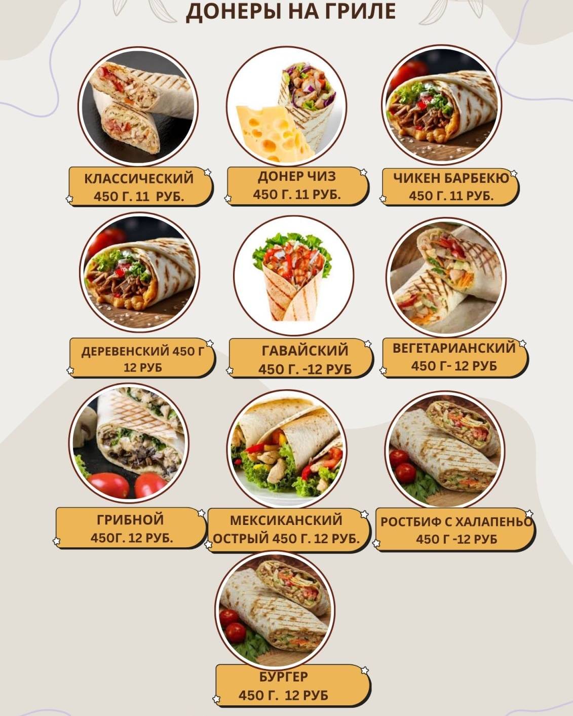 Просто.Вкусно меню