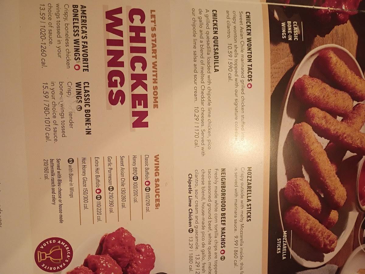Applebee's Grill + Bar меню