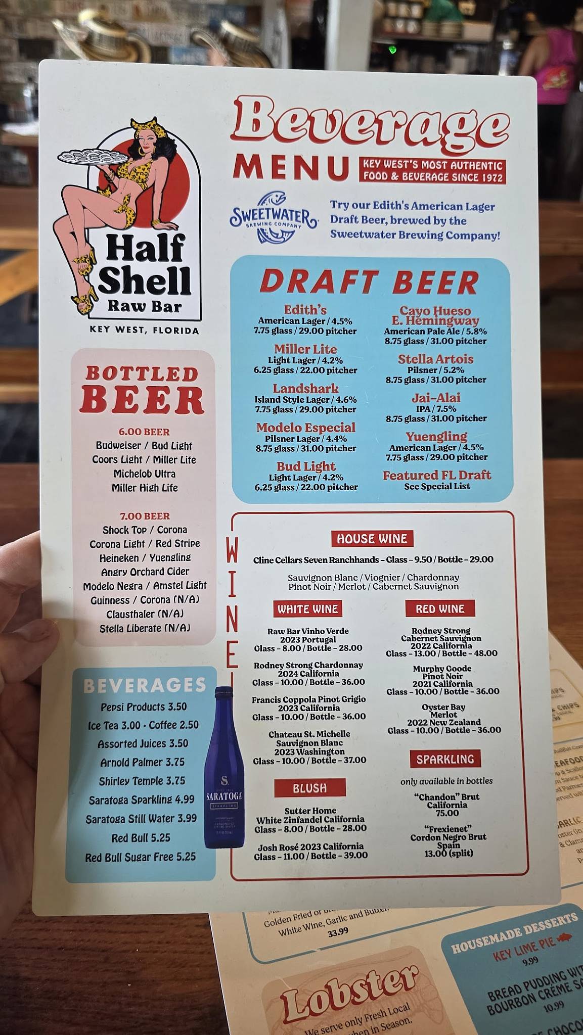Half Shell Raw Bar меню