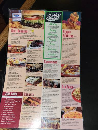 Ralphies Sports Eatery меню