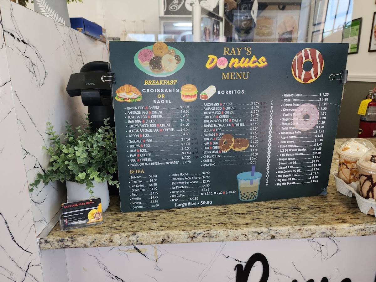Ray's Donuts #4 меню