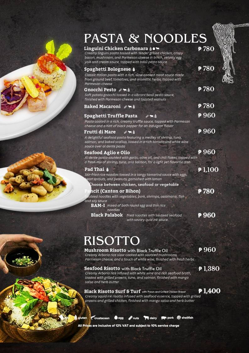 Ambassador's Al Fresco Restaurant меню