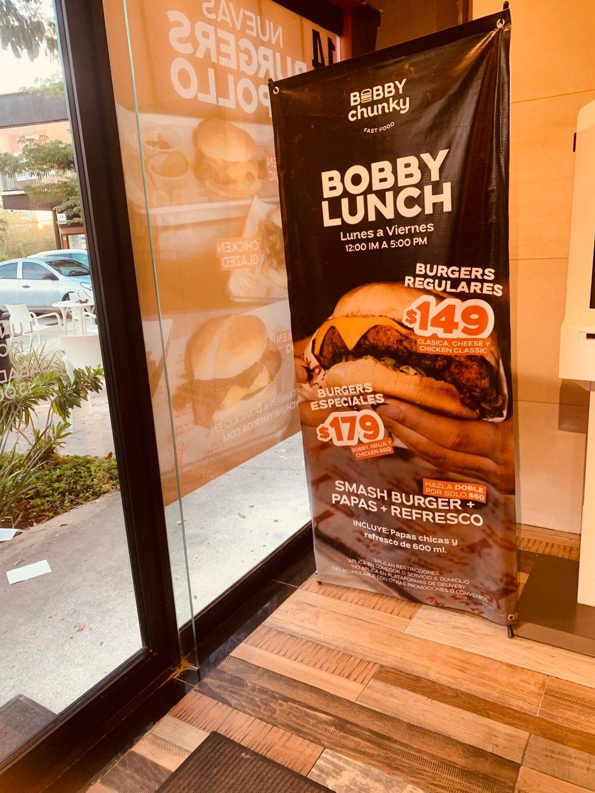 Bobby Chunky Mérida меню