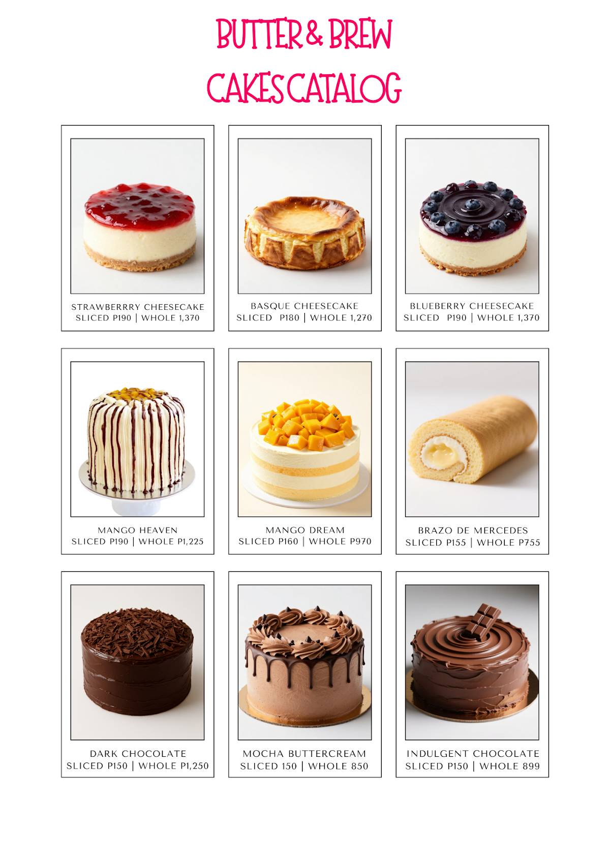Butter & Brew меню