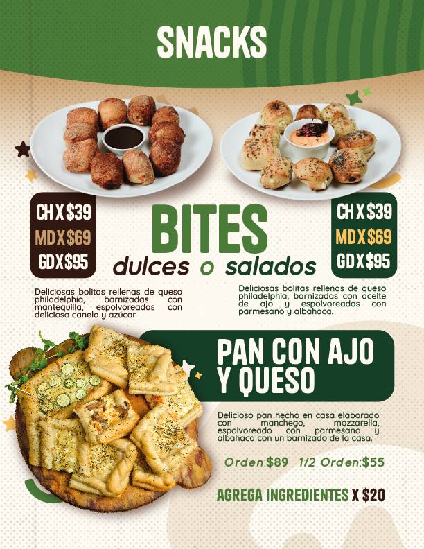 Chepy's pizza MÉXICO ORIENTE меню