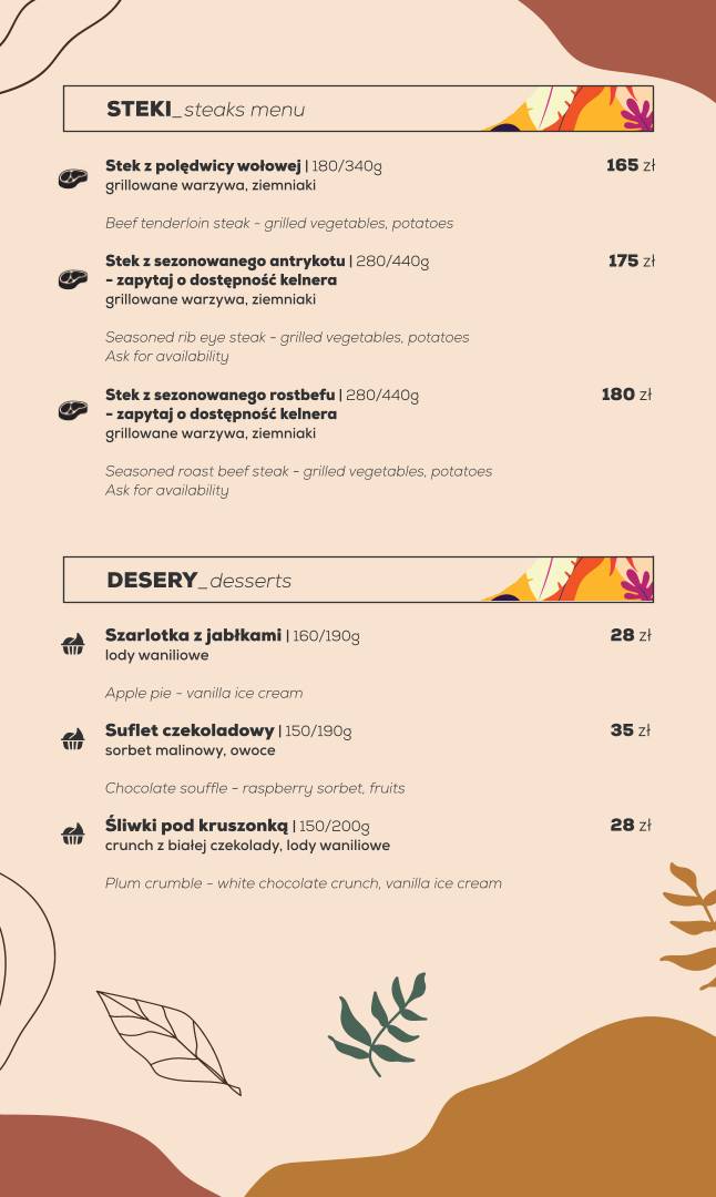 Folk Kuchnia Lokalna меню