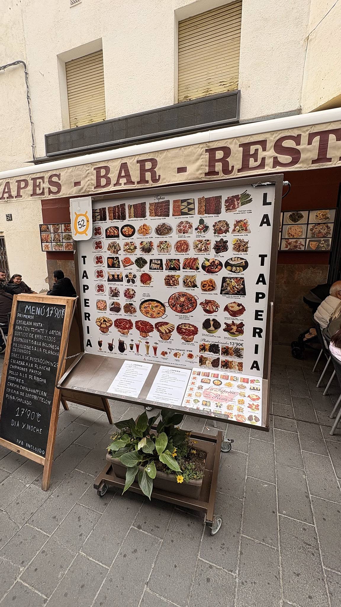 LA TAPERIA ROSES меню