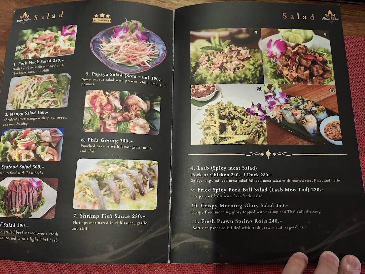 Malee Kitchen Chaweng меню