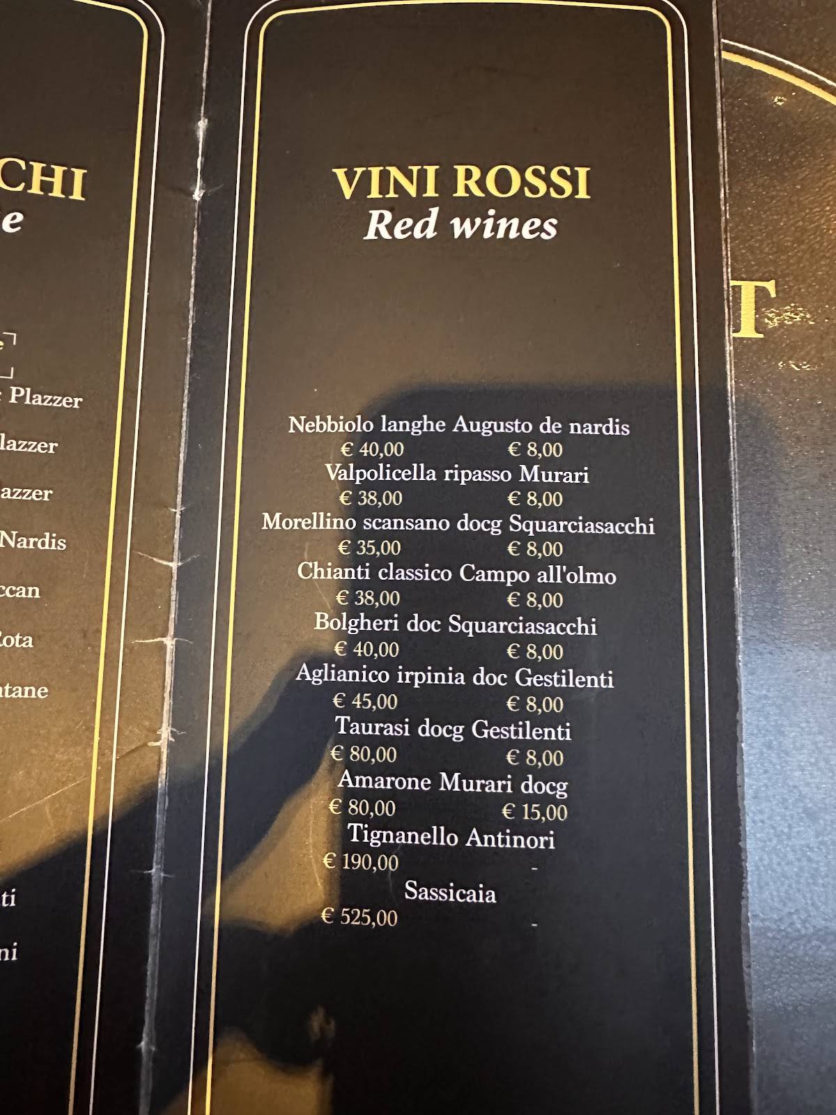Más Italian Taste меню