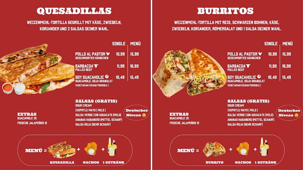 Mexicali меню