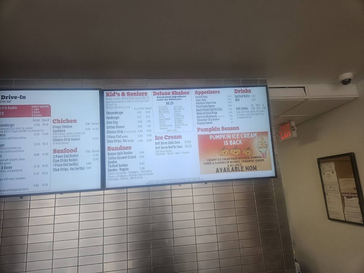 Mike’s Drive-In меню
