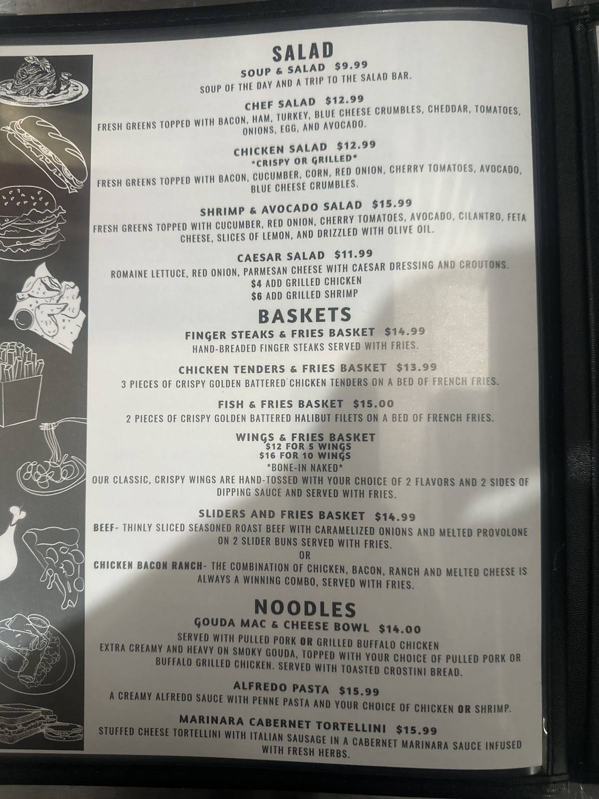 Mulligan’s Tap House меню