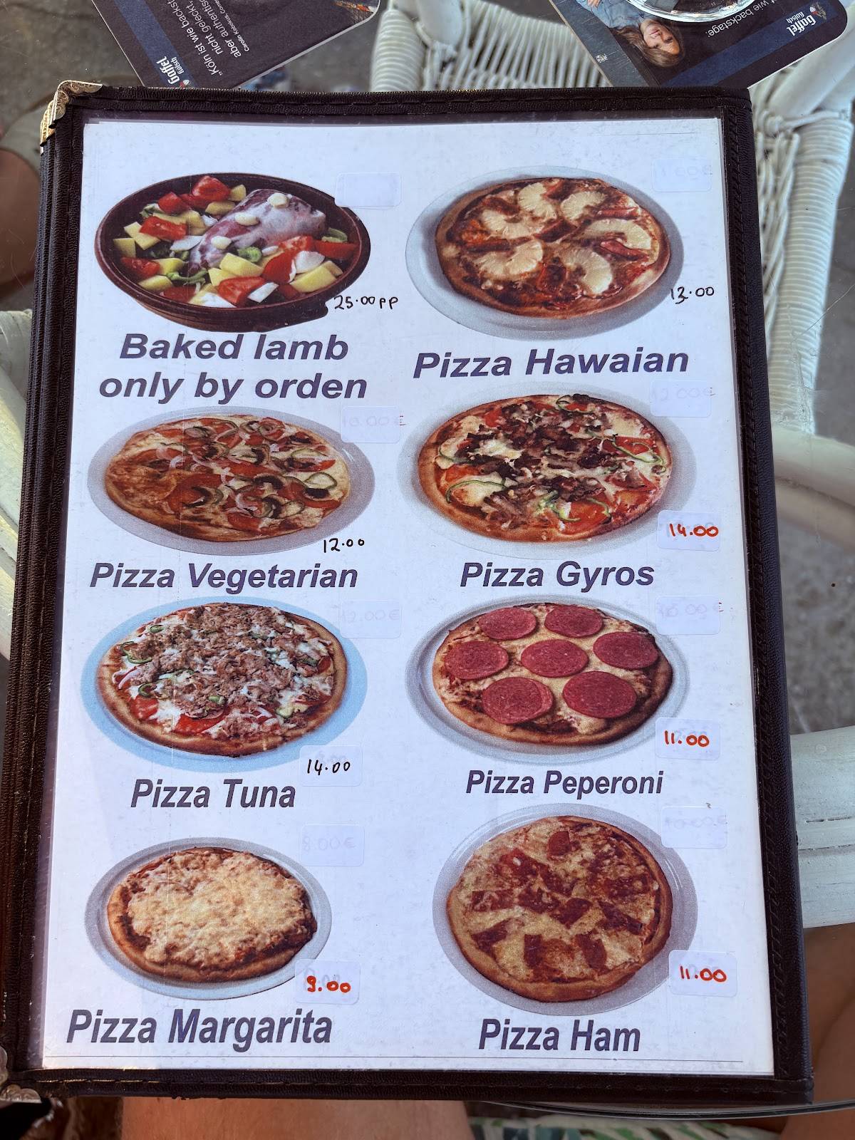 Mythos Bar меню