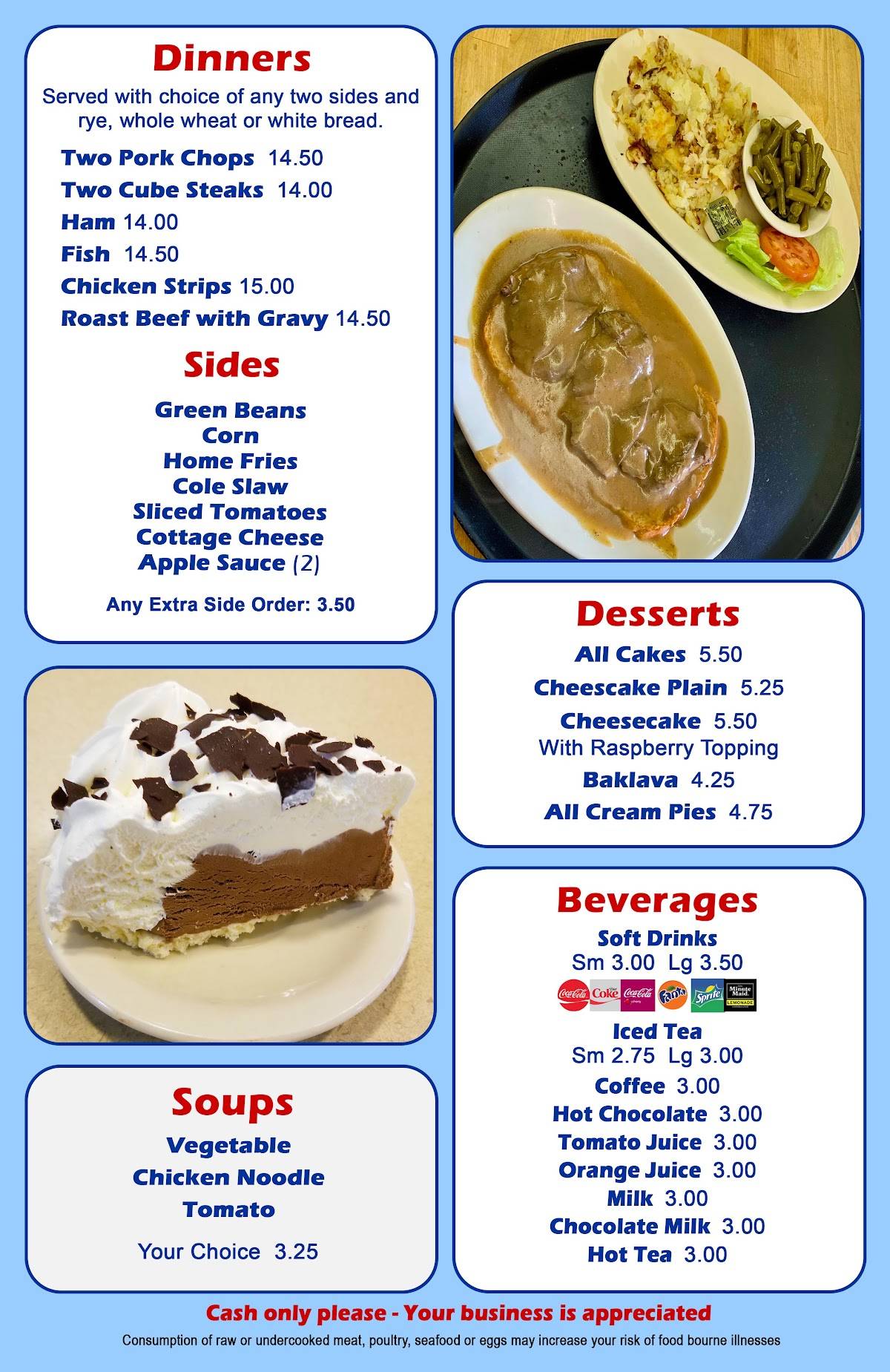 Pleasant Ridge Chili Restaurant меню