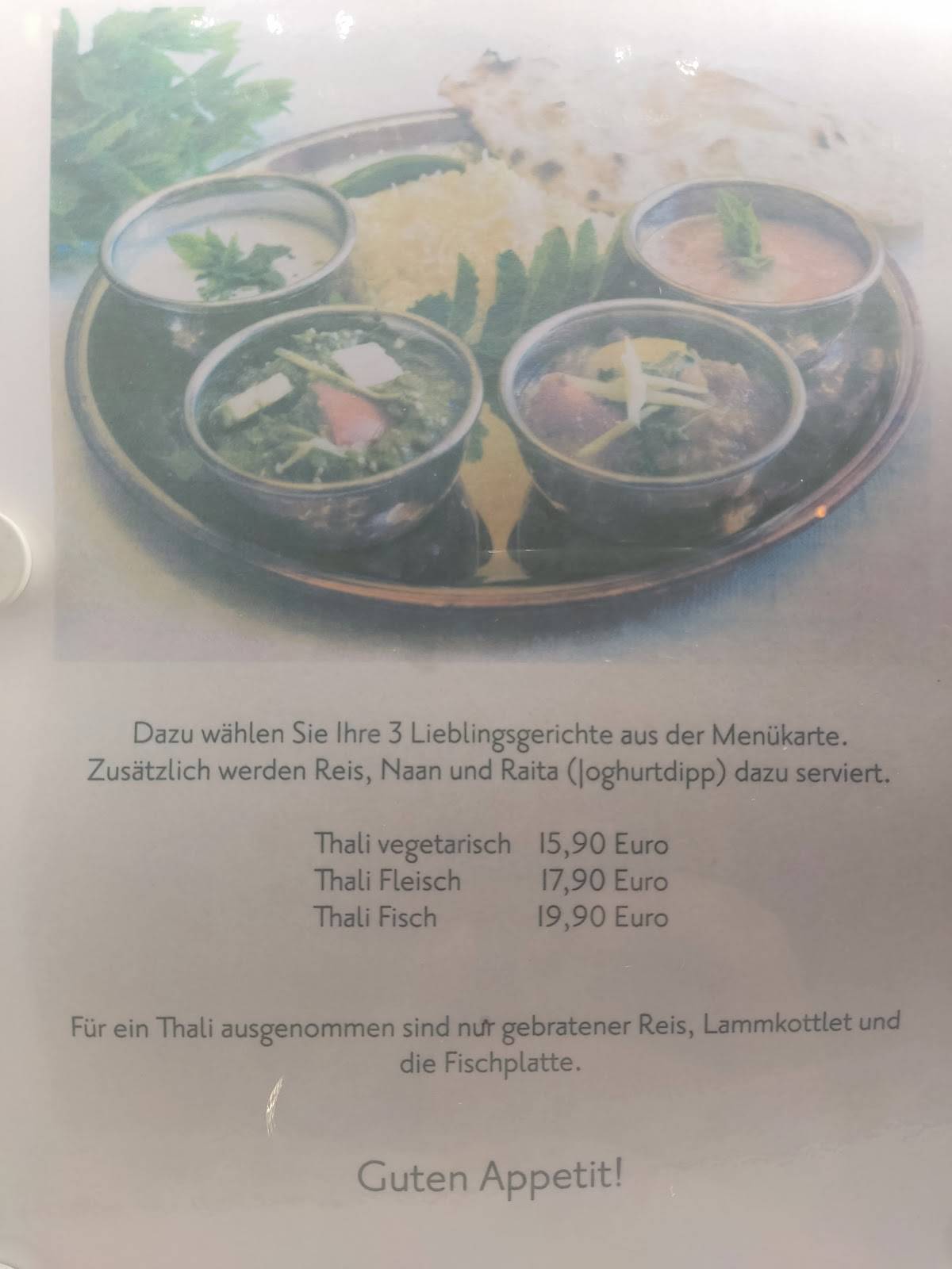 Raj Nordindisch genießen меню