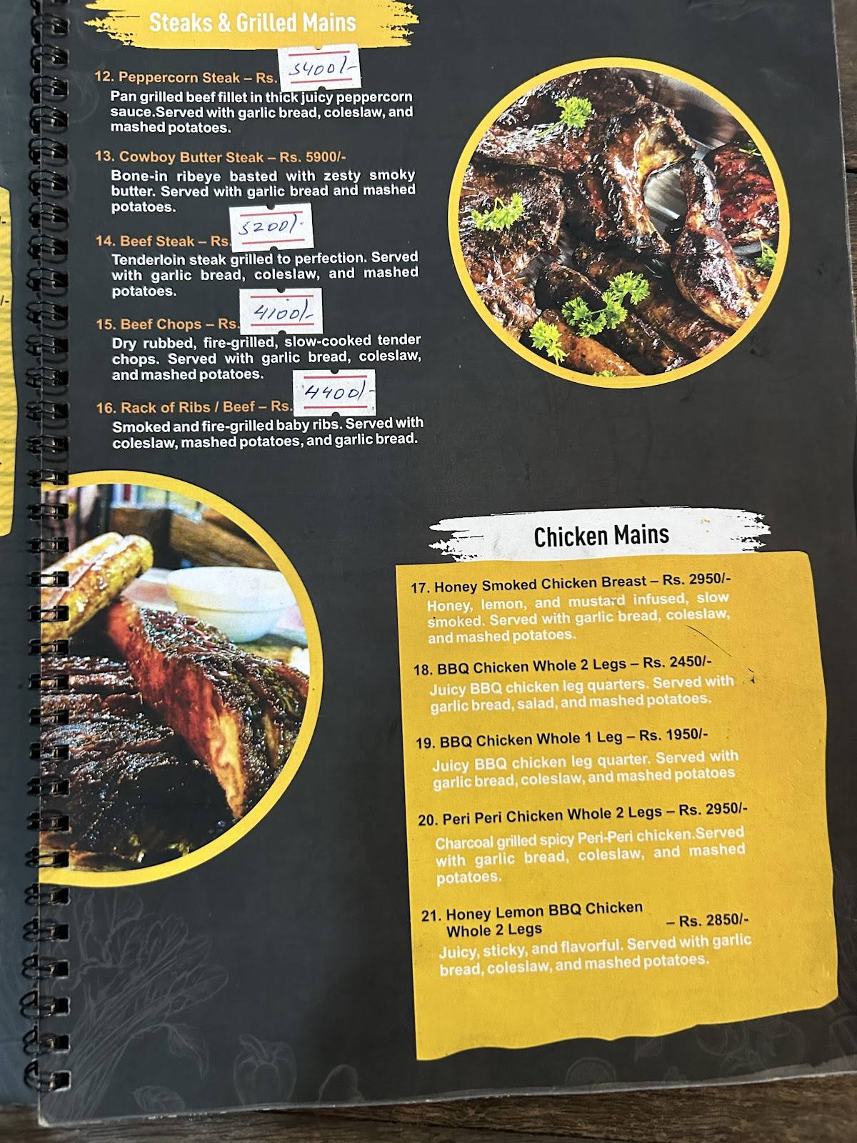 Sam’s Barbecue меню