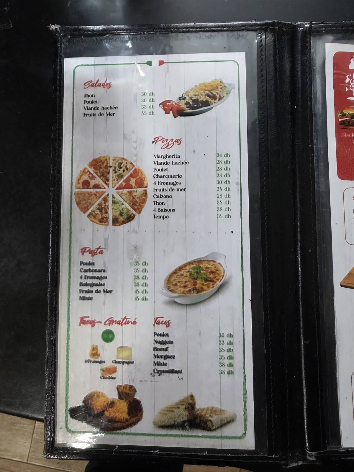 Snack Tempo меню