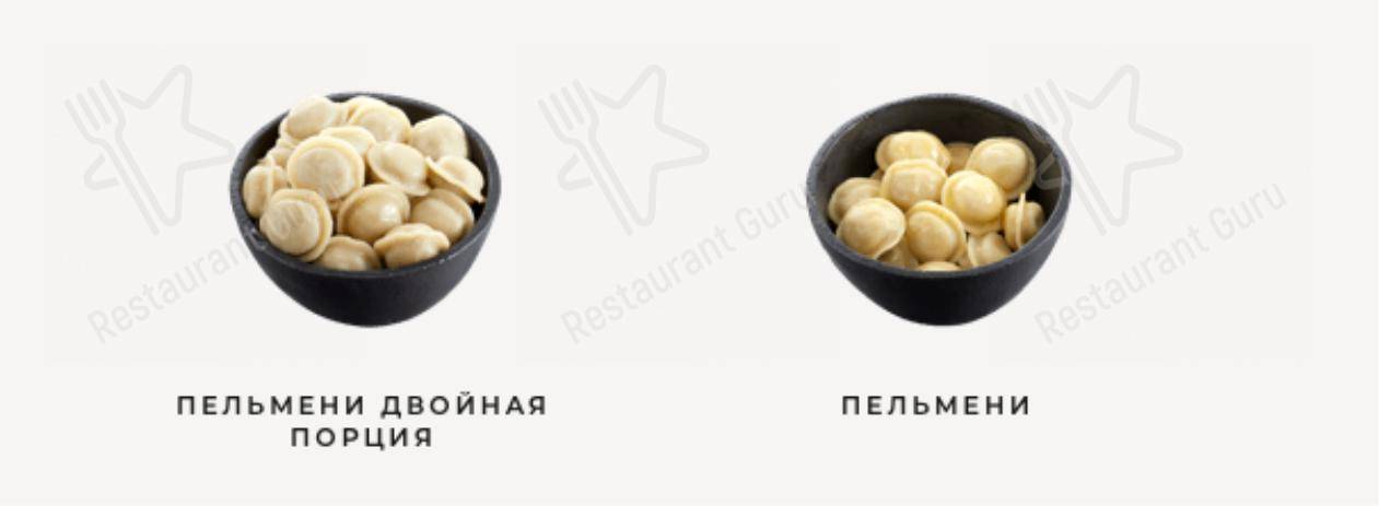 Меню ресторана Теремок