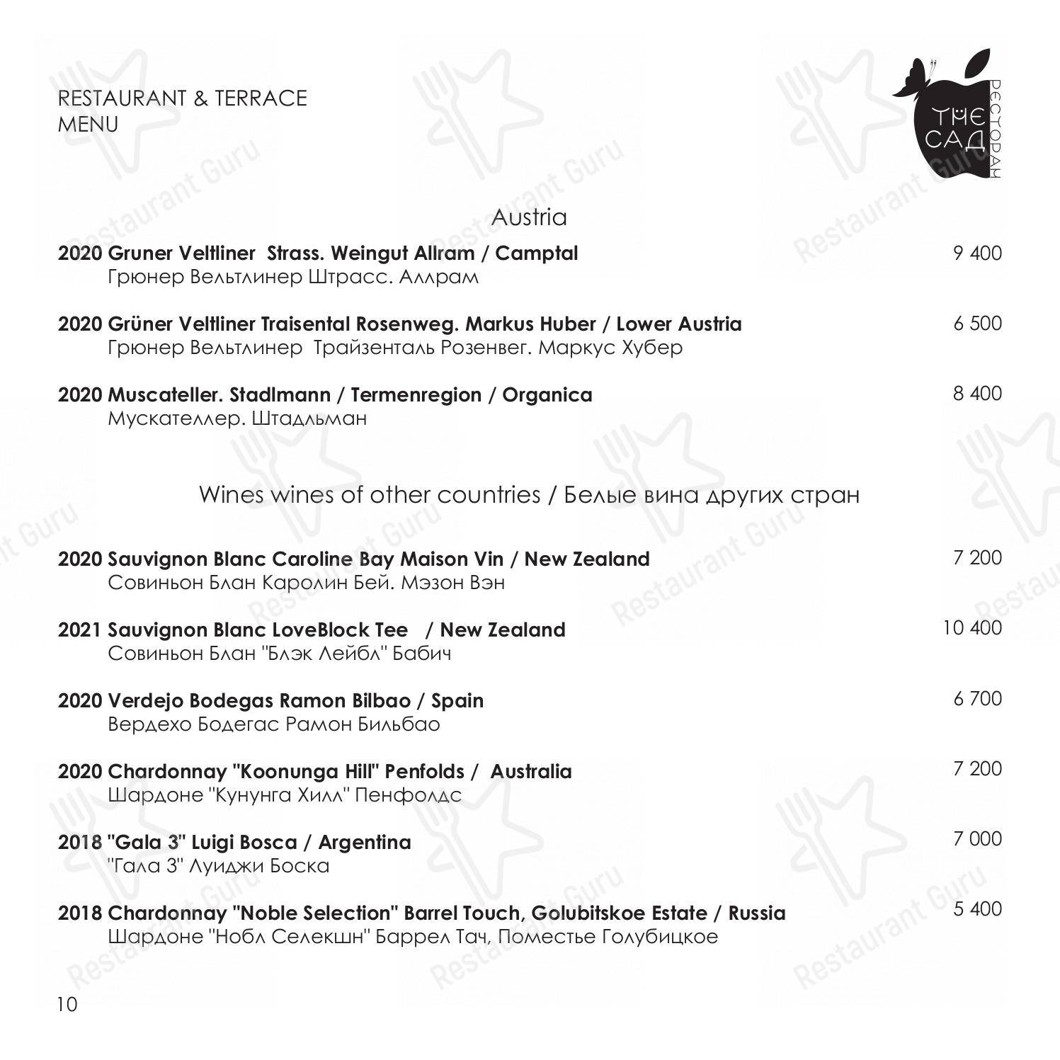 Меню для посетителей ресторана Waiters