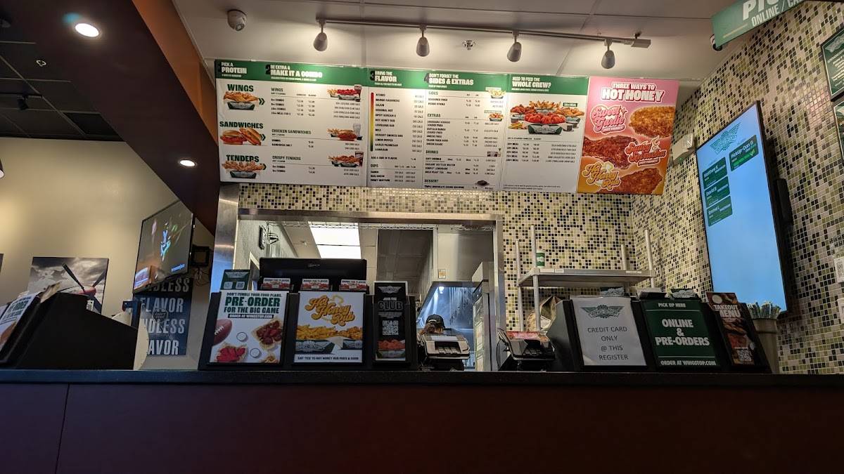 Wingstop меню