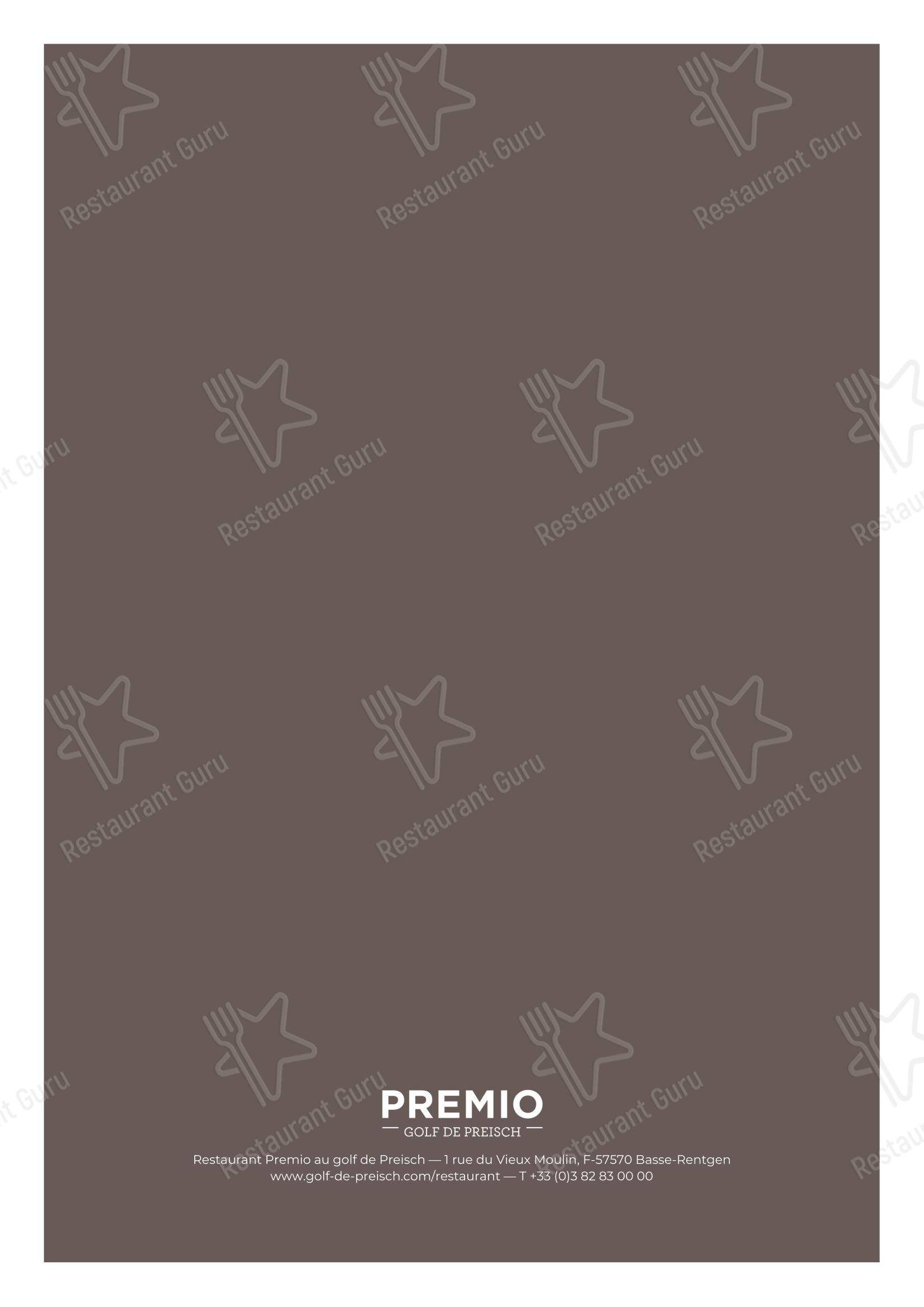 Меню ресторана Ristorante Premio - Детское