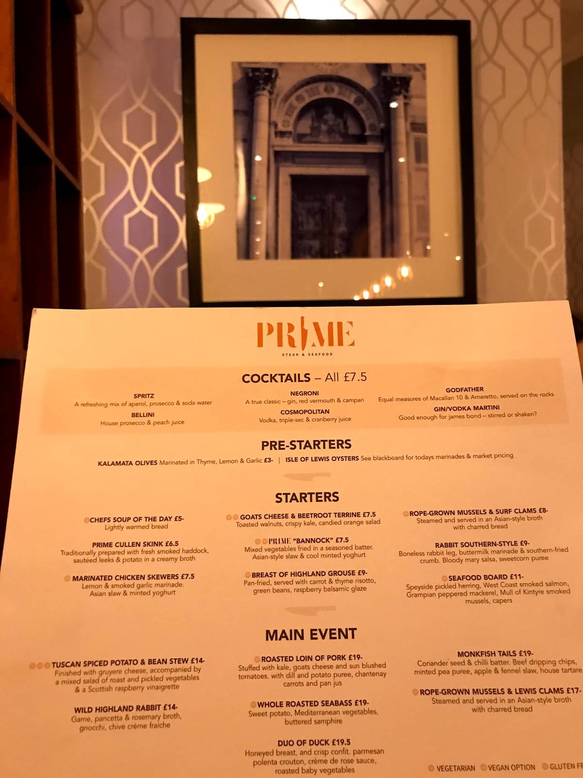 Riva Pizzeria меню