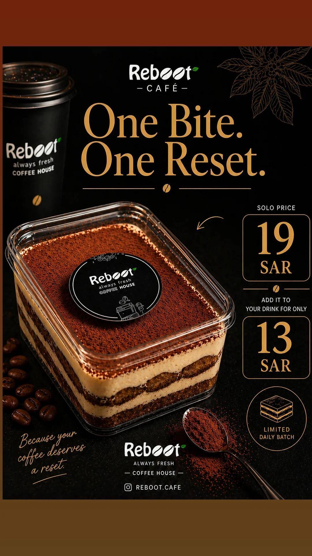 Reboot Cafe меню