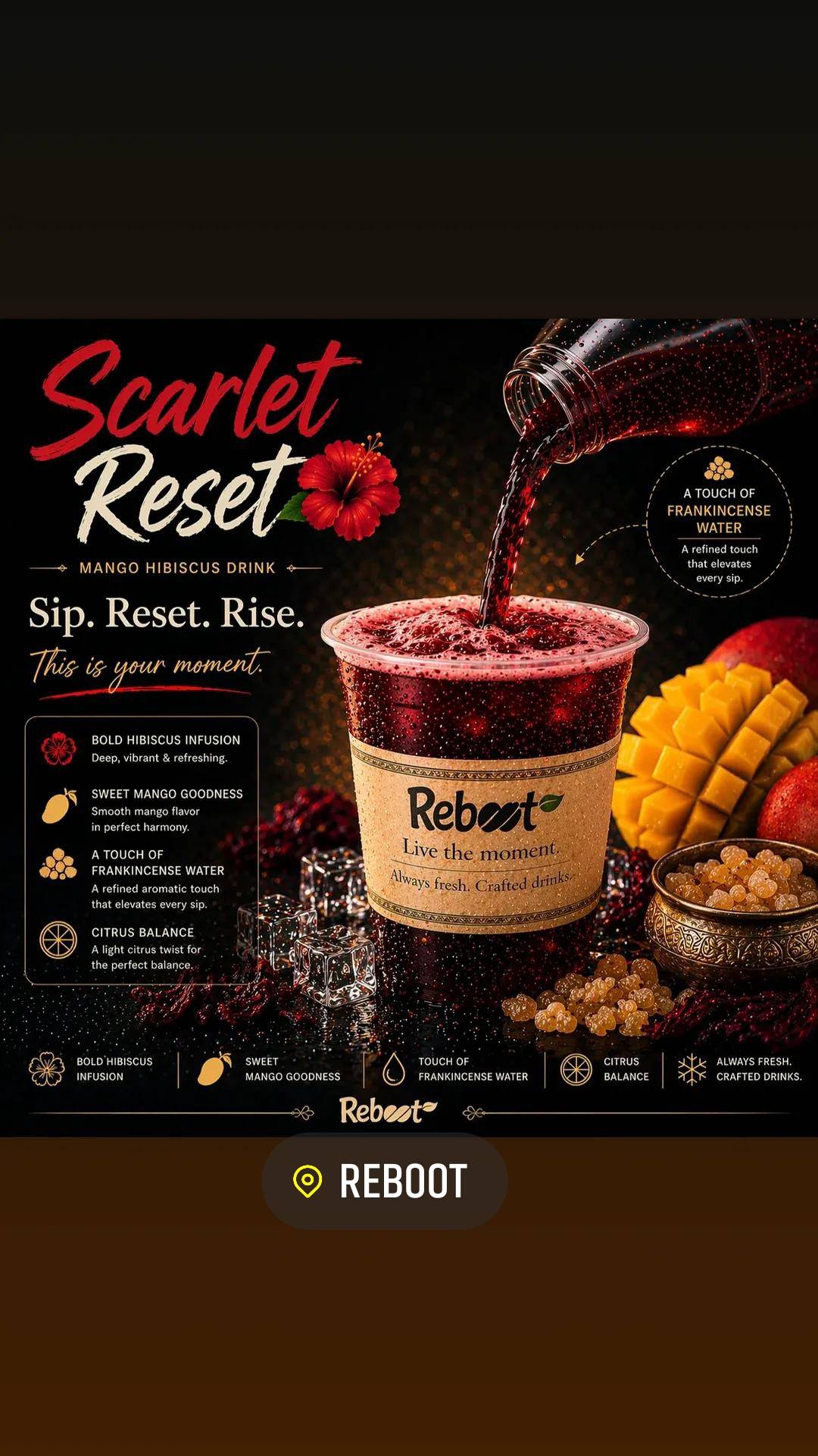 Reboot Cafe меню