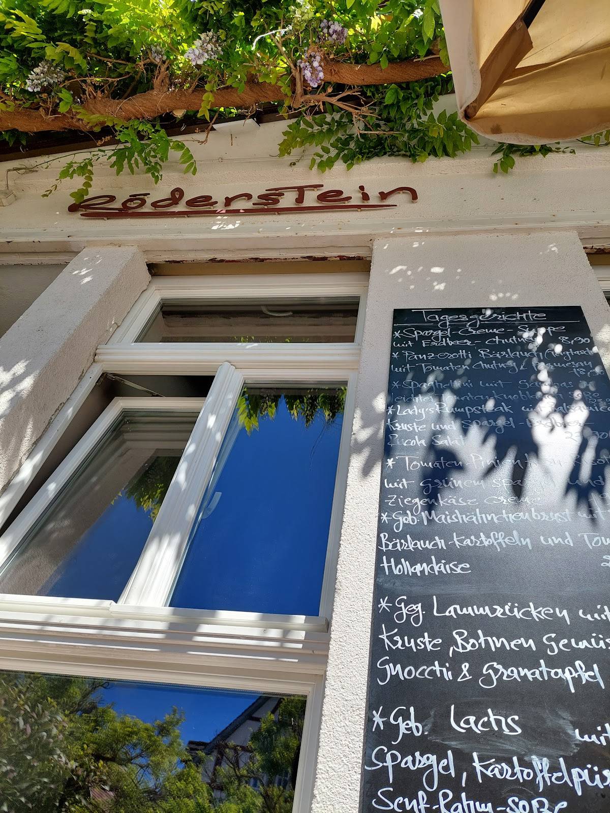 Röderstein – Restaurant меню