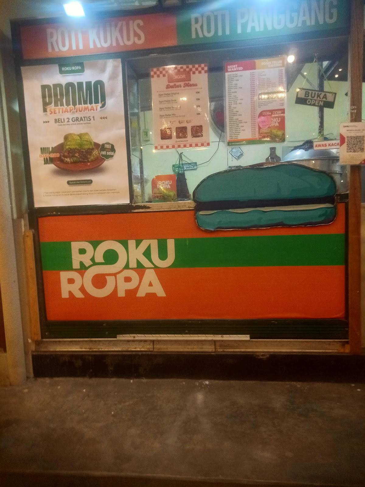 Roku Ropa - Roti kukus Roti panggang меню