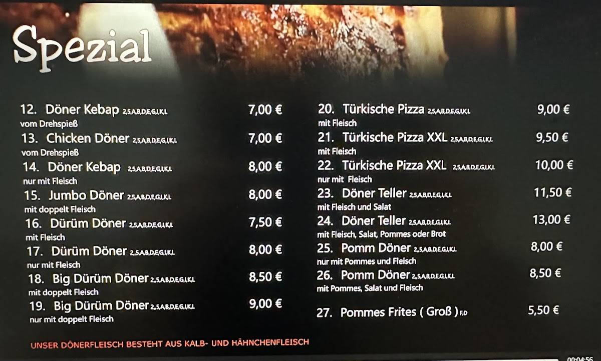 King‘s Kebab меню