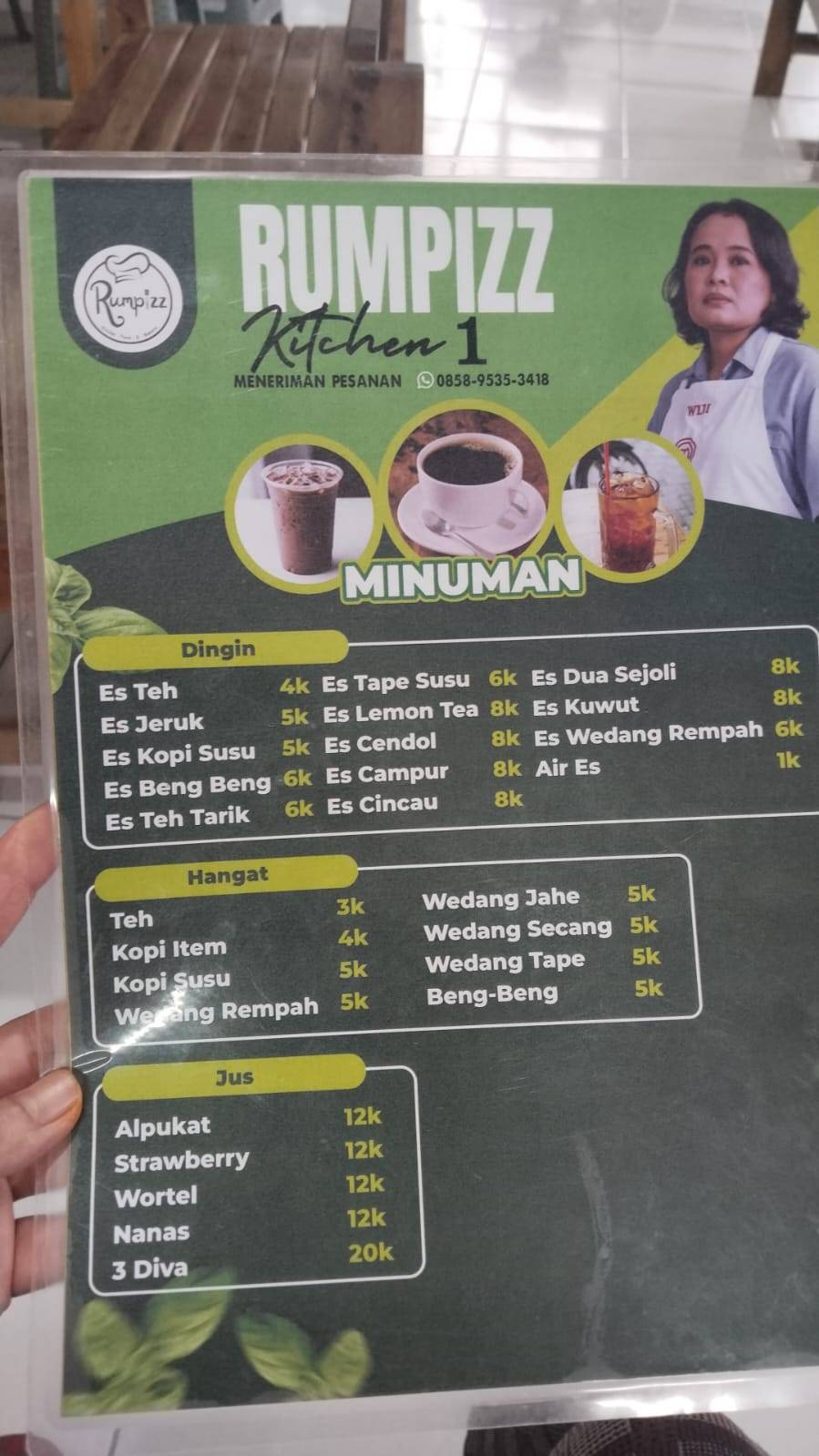 Rumpizz Kitchen меню