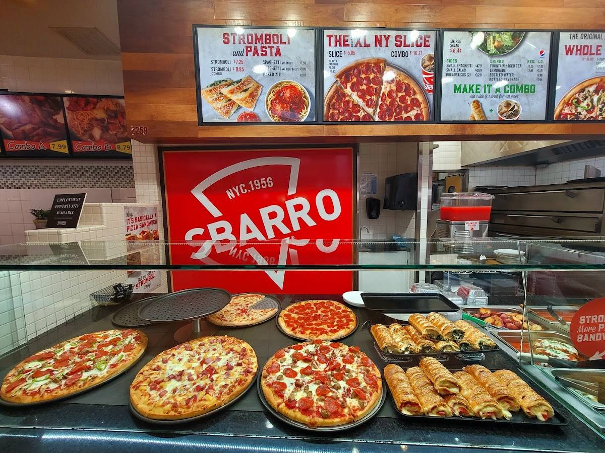 Sbarro Galleria at Tyler меню