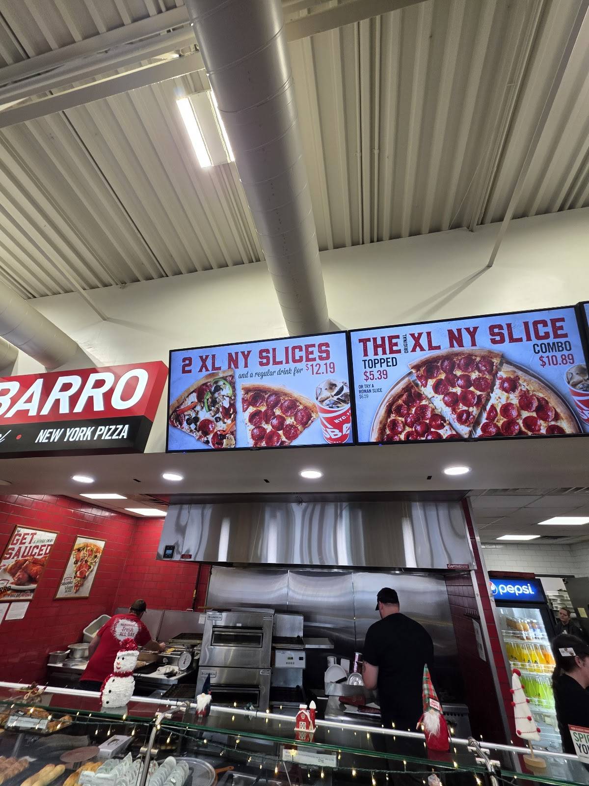 Sbarro Glade Spring меню