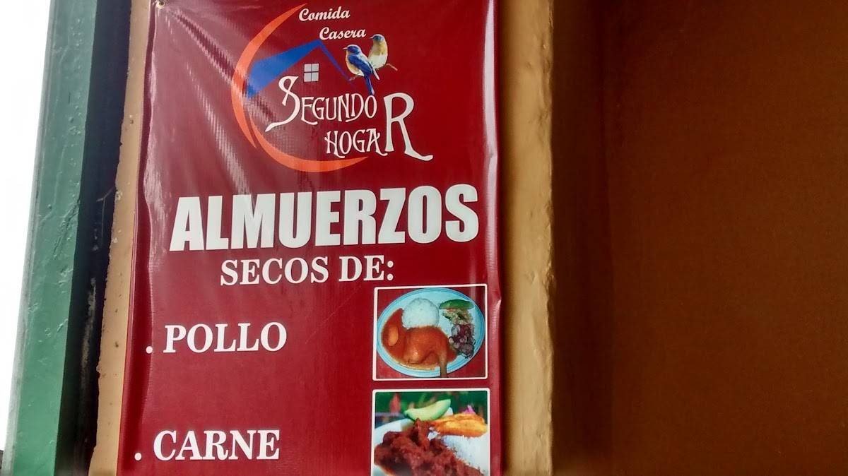Segundo Hogar меню