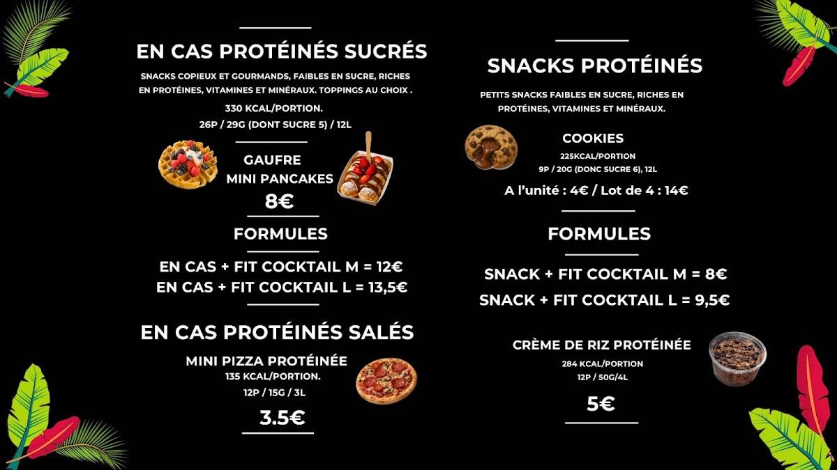 Shape Bar saint Raphael меню