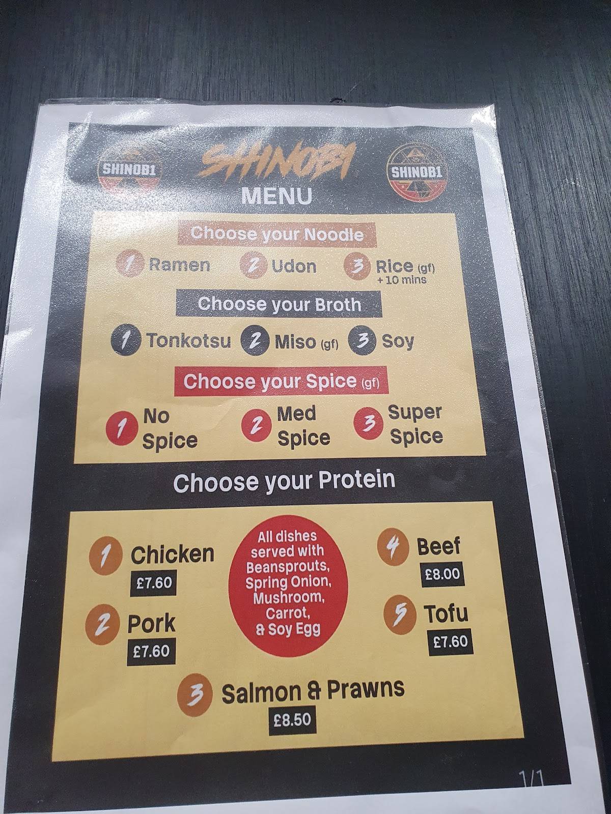 Shinob1 меню