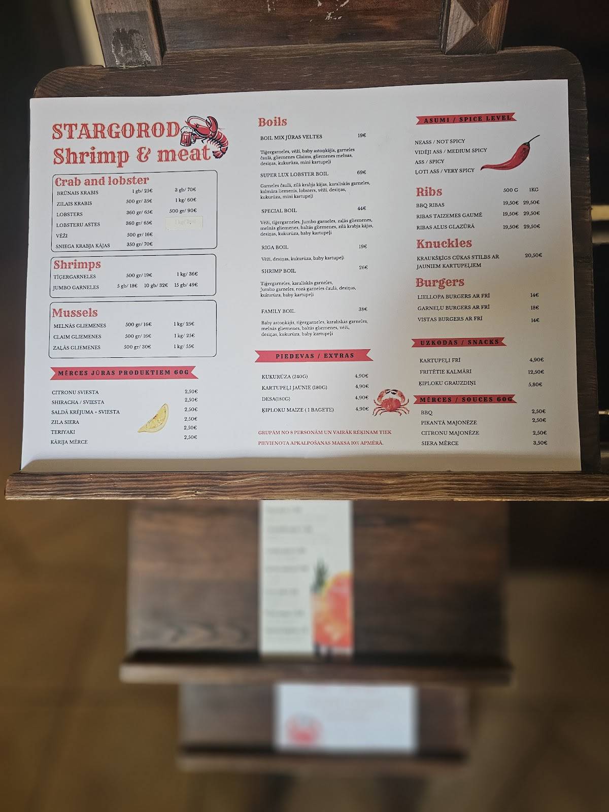 Stargorod Riga - Local brewery меню