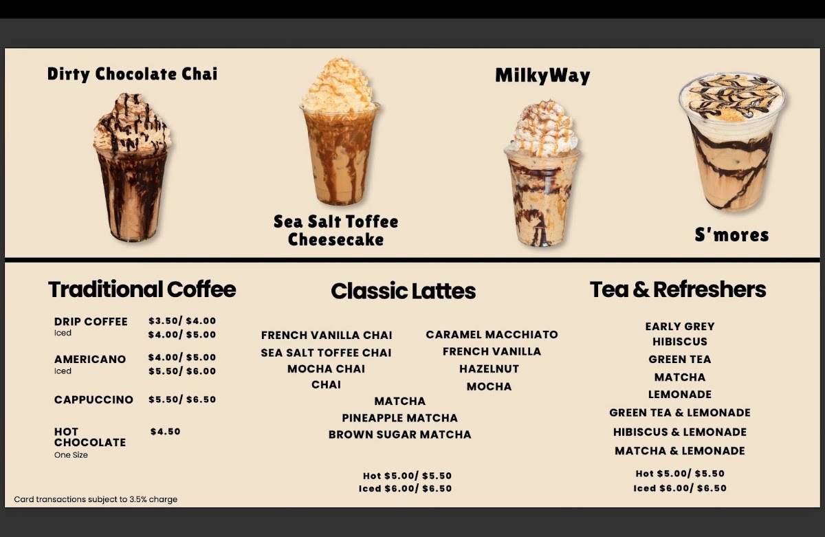 Steam Cafe меню