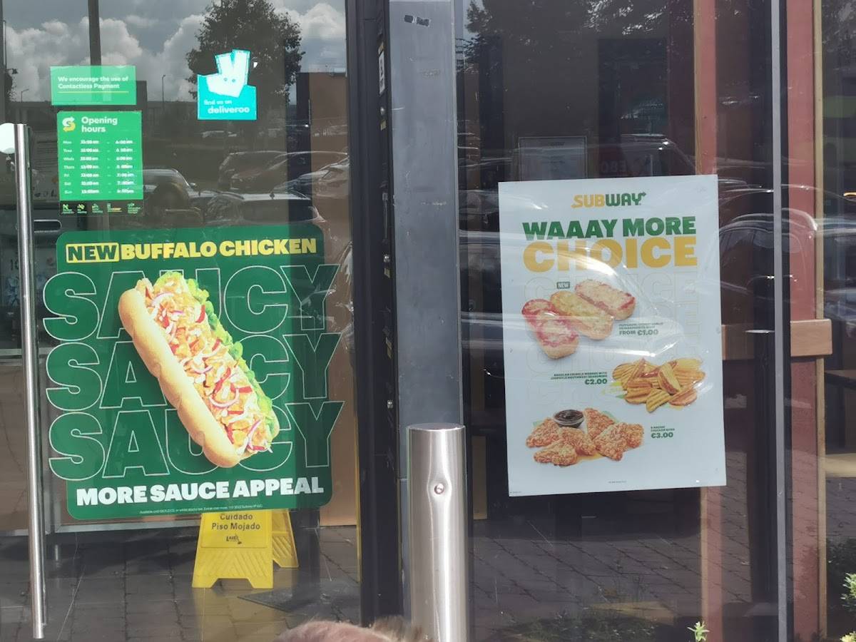 Subway меню