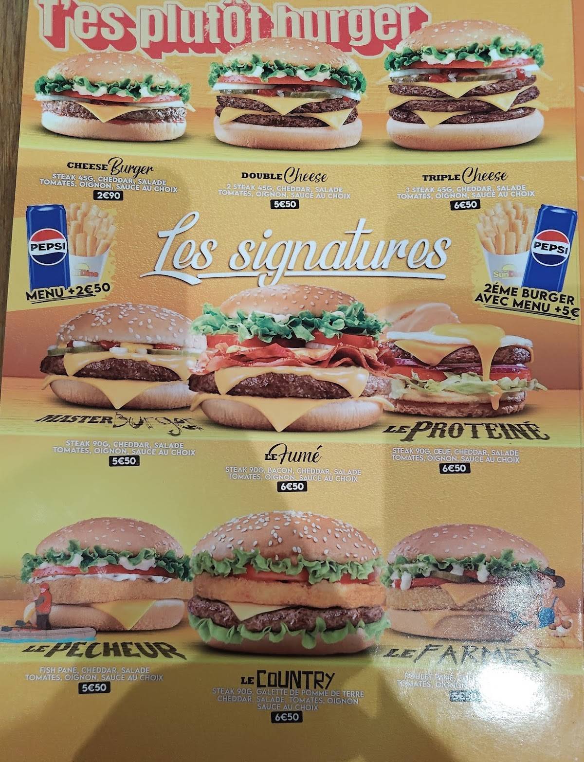 Sundine меню