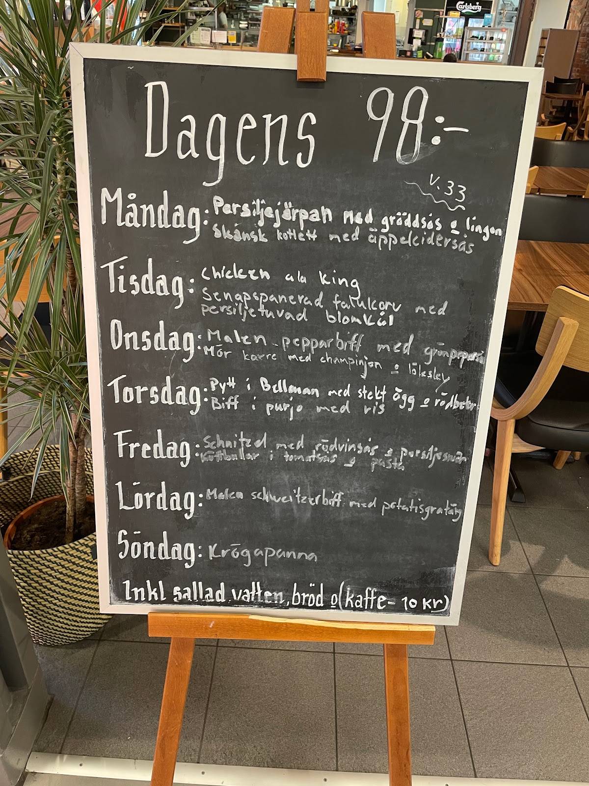 Svea Husmanskost меню