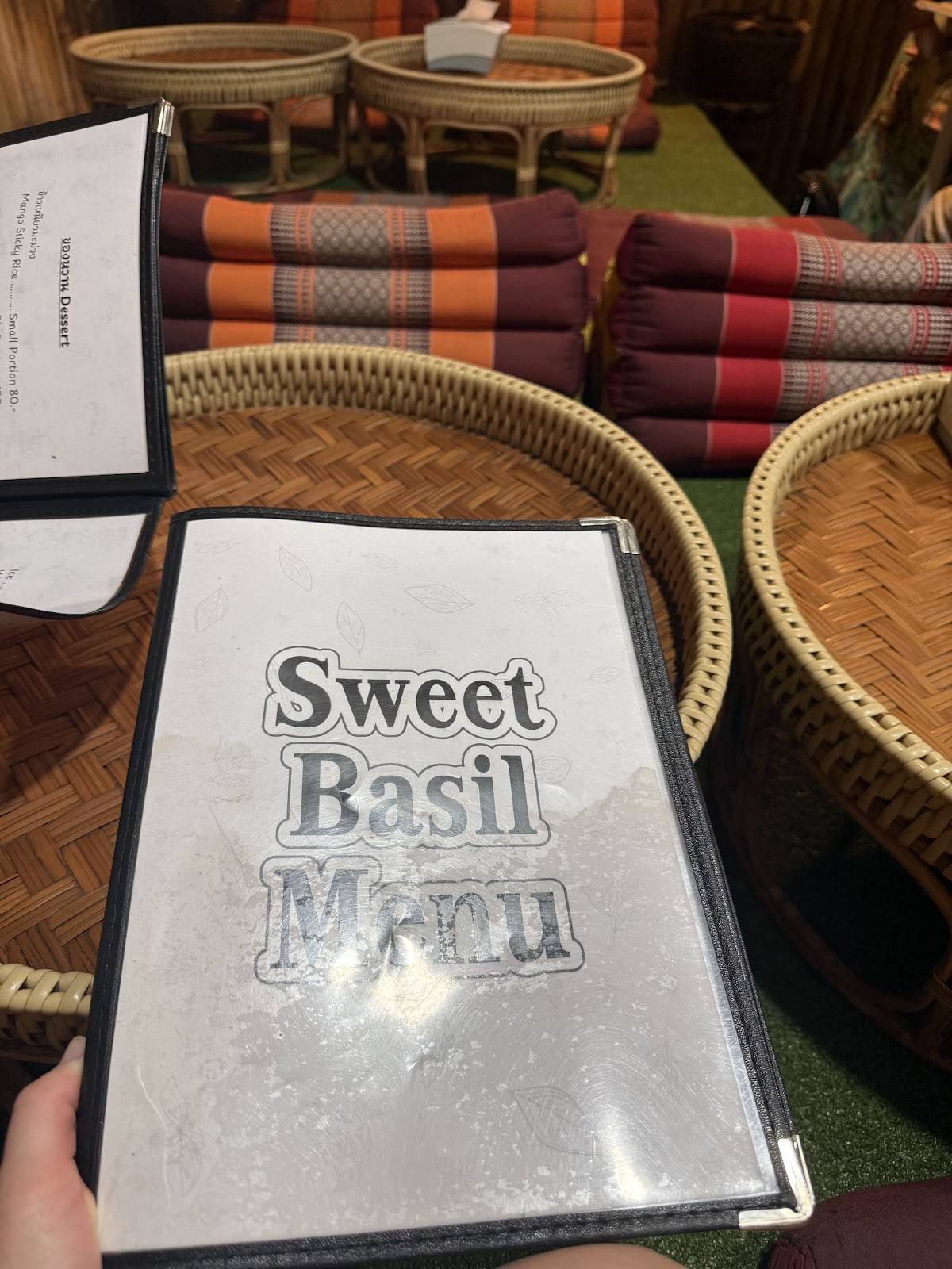 Sweet Basil меню