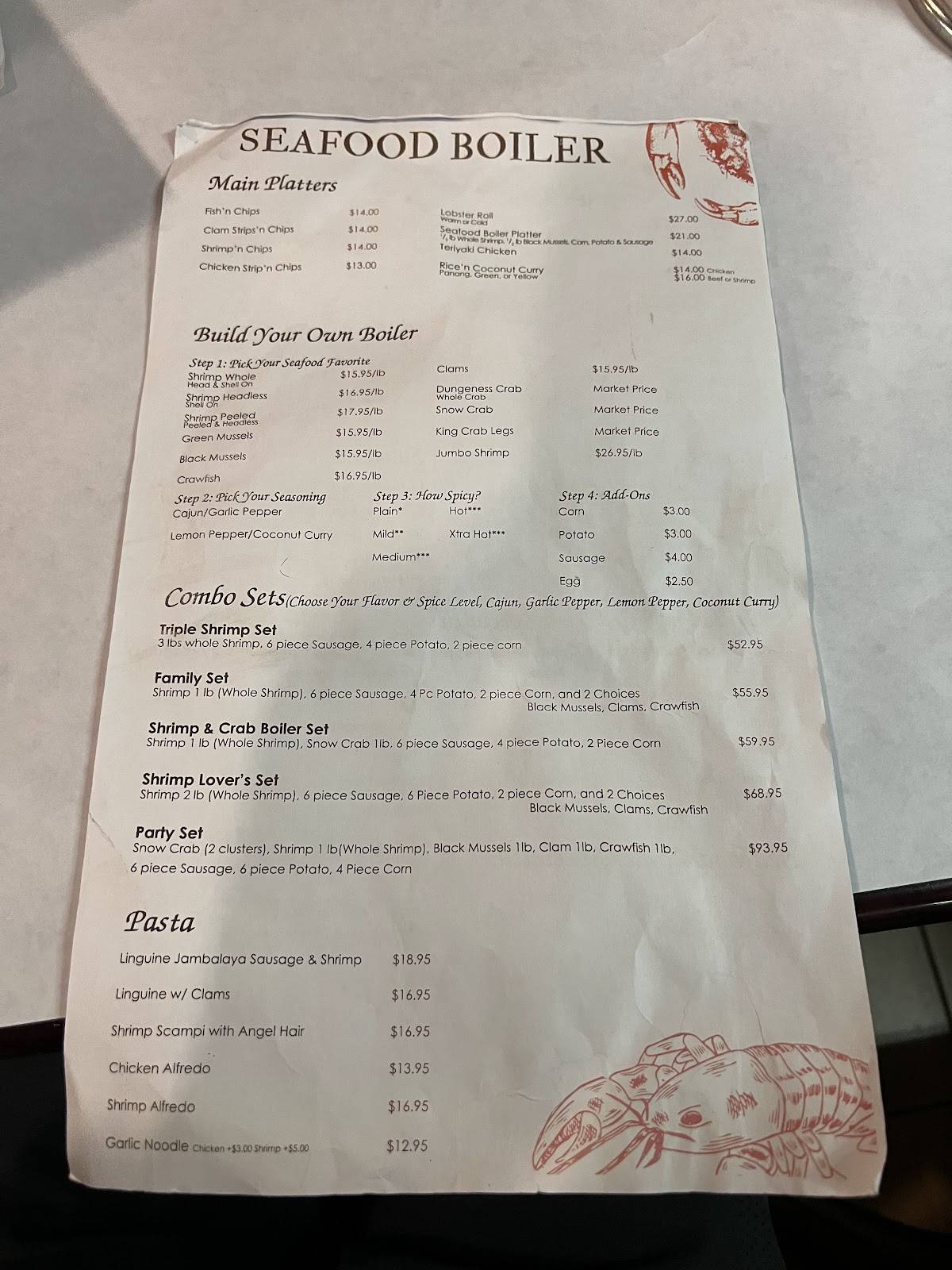 Sweet Basil Thai Bistro меню